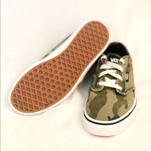Camo Vans (size 5)